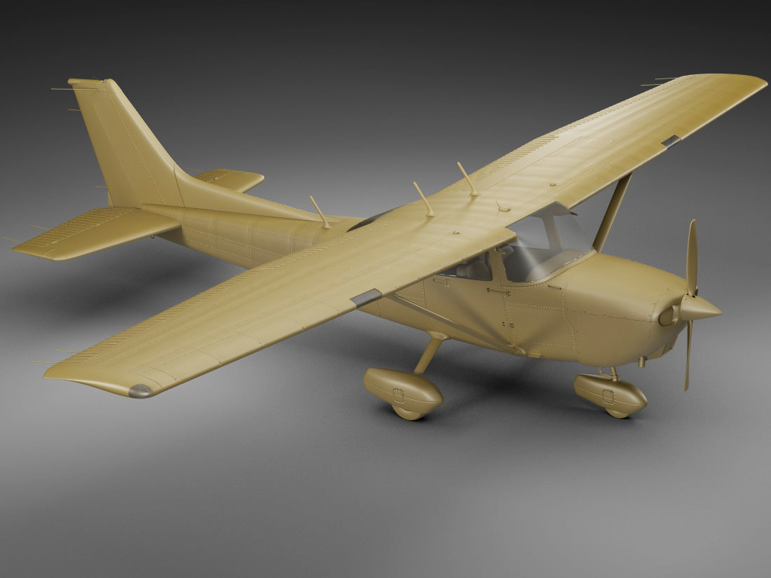 Cessna 172 Skyhawk 3D model_12