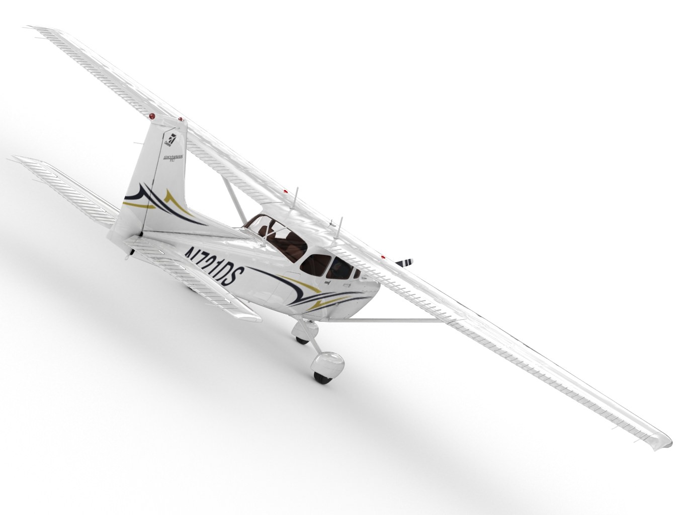 Cessna 172 Skyhawk 3D model_5