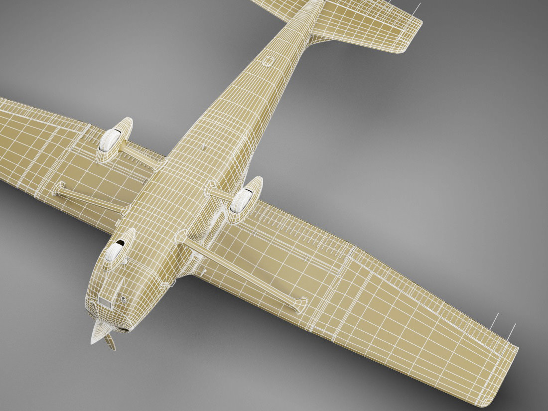 Cessna 172 Skyhawk 3D model_16