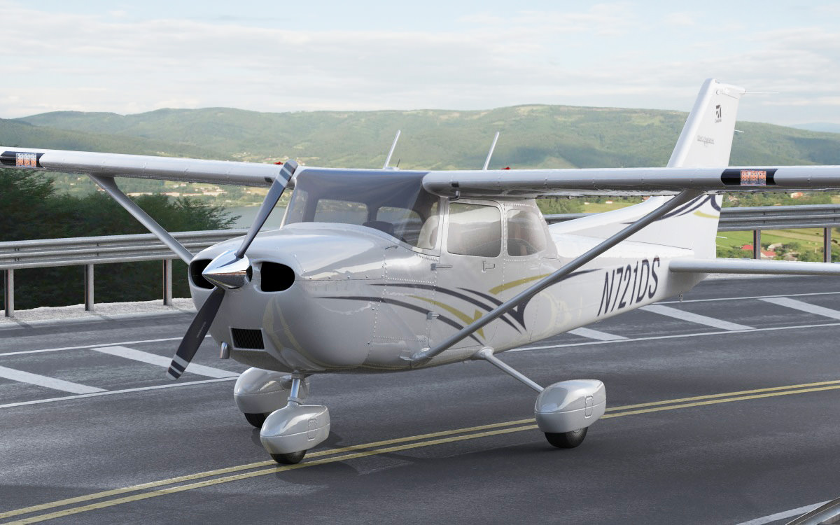 Cessna 172 Skyhawk 3D model_11