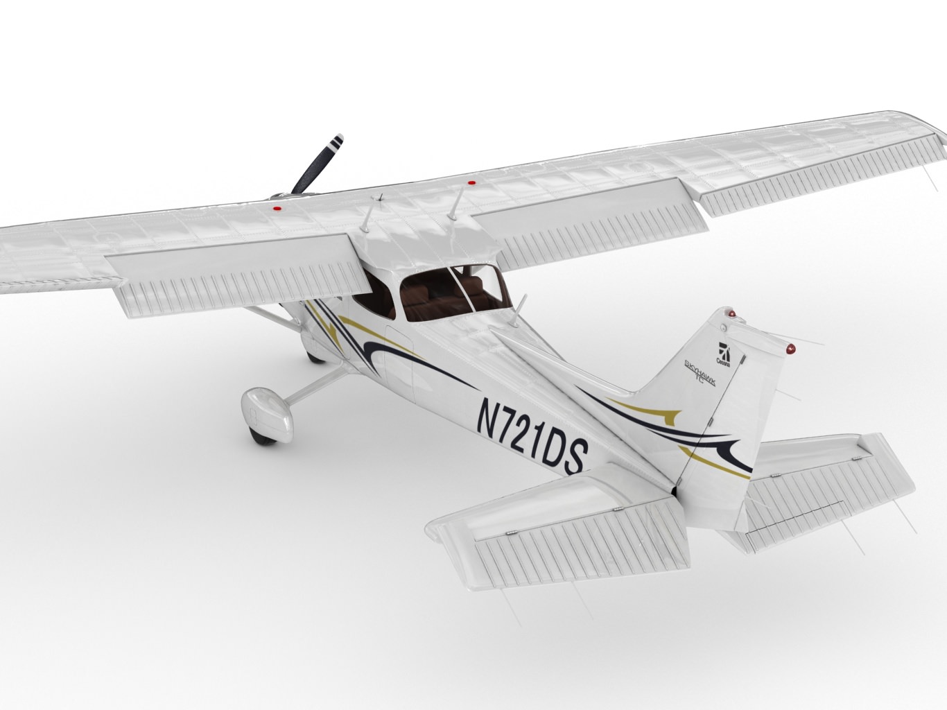 Cessna 172 Skyhawk 3D model_9