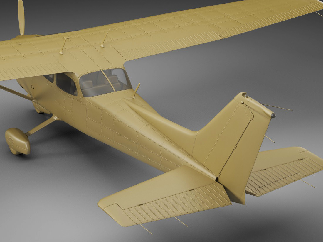 Cessna 172 Skyhawk 3D model_13