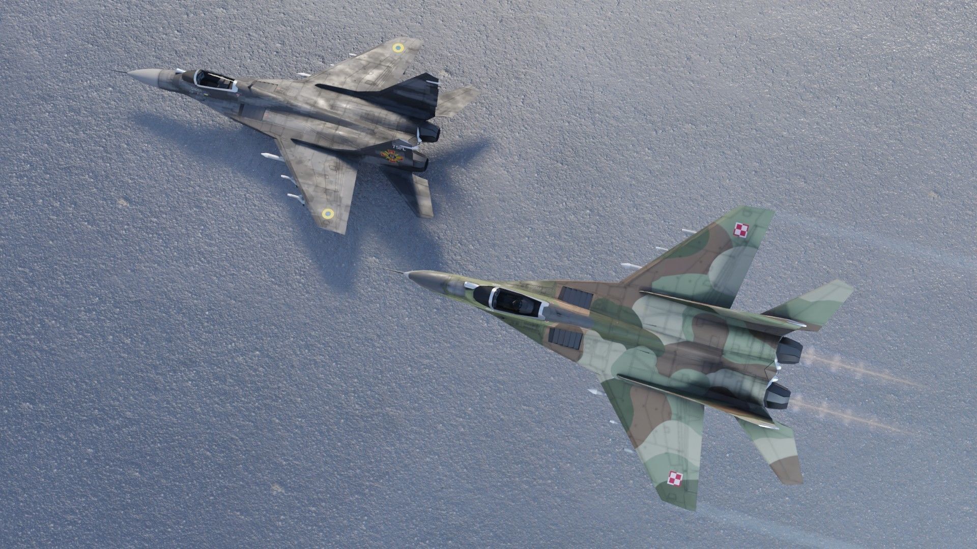 MIG-29 Fulcrum Ghost of Kyiv Low-poly 3D model_20