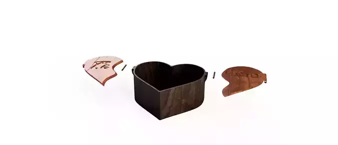 Organizador corazon  3D print model