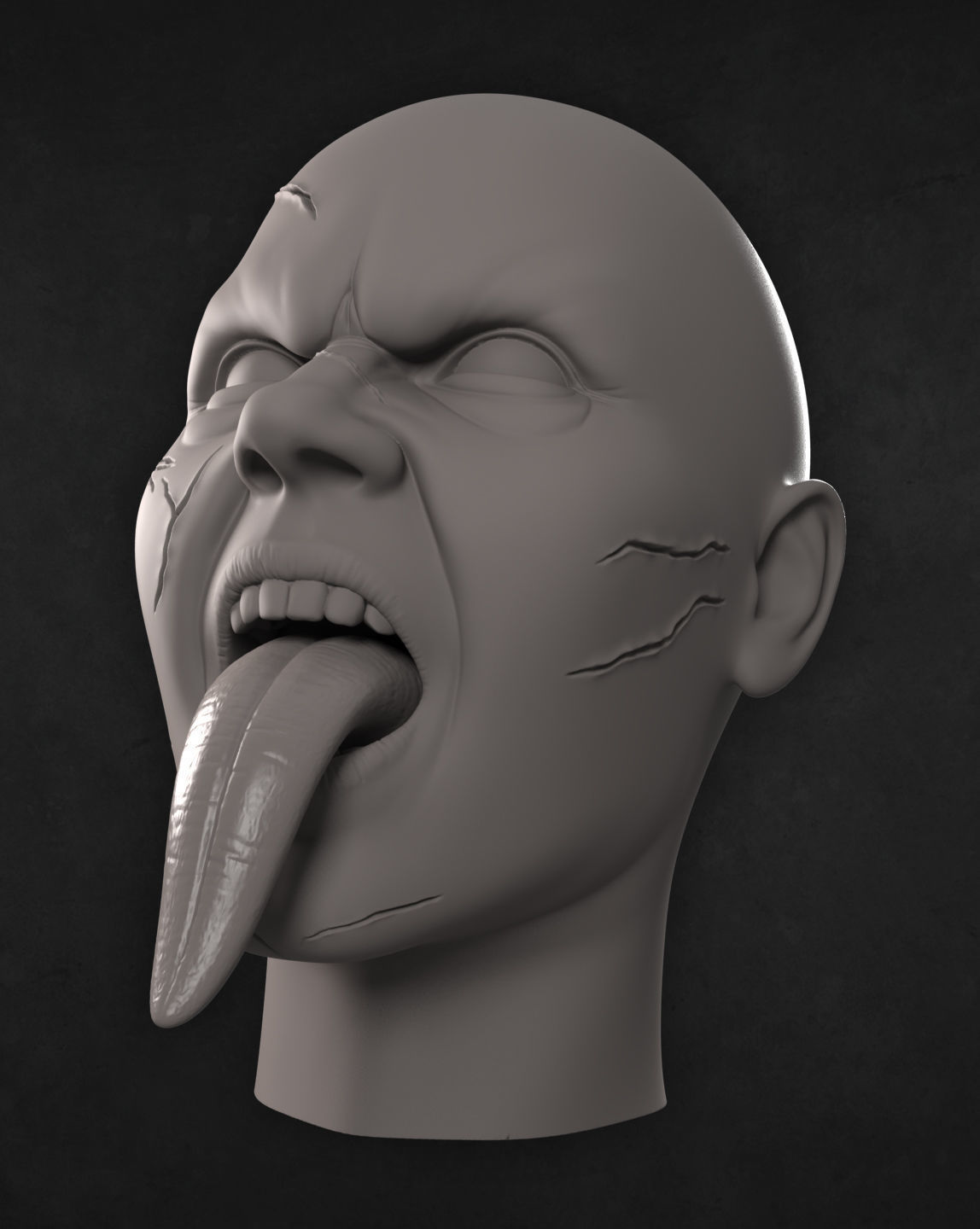 Regan MacNeil from the Exorcist 3D print model_3