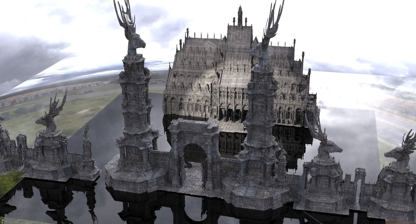 Reindeer Mansion collection  3D model_3