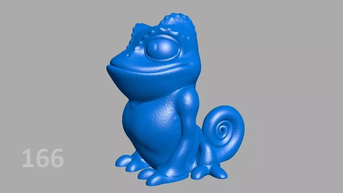 P166P166 chameleon 3D print model_0