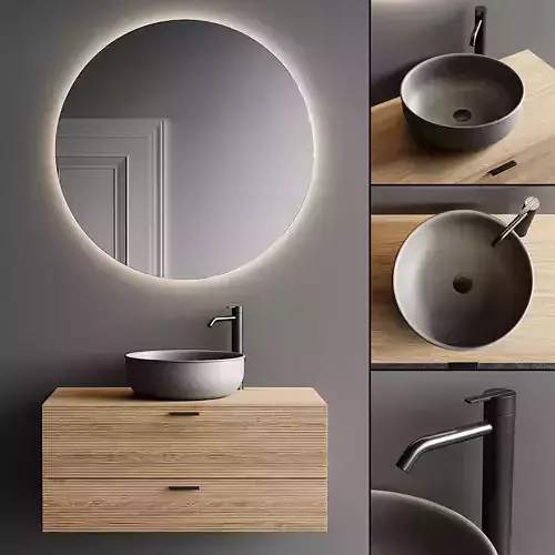 Inbani Grate 02 Vanity Unit Set 3