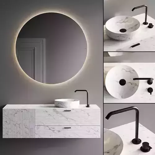 Inbani Grate 02 Vanity Unit Set 5