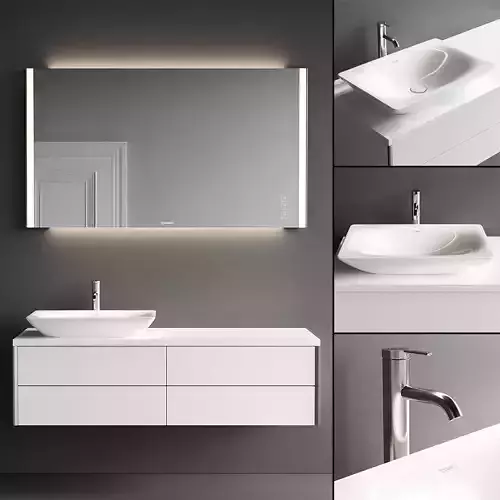 Duravit XViu Vanity Unit Set 2 3D model