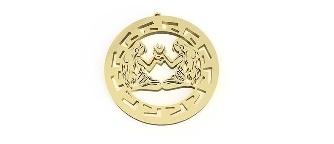 Llavero Geminis 3D print model