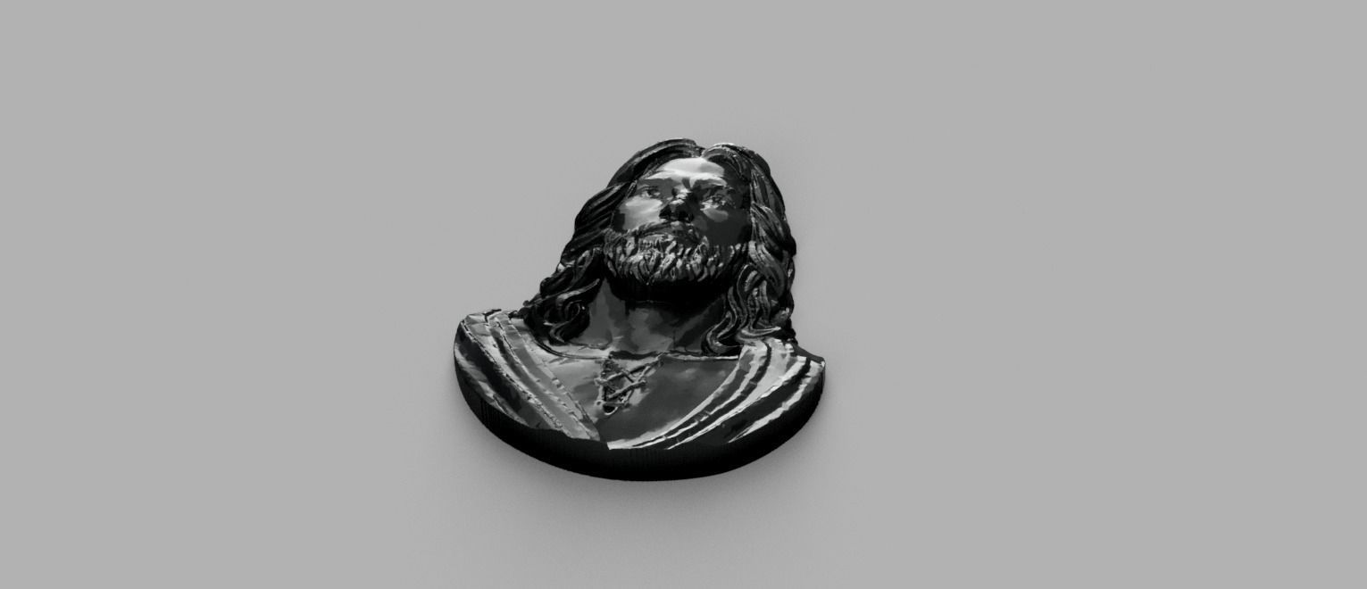 Cuadro Jesus Free 3D print model_1