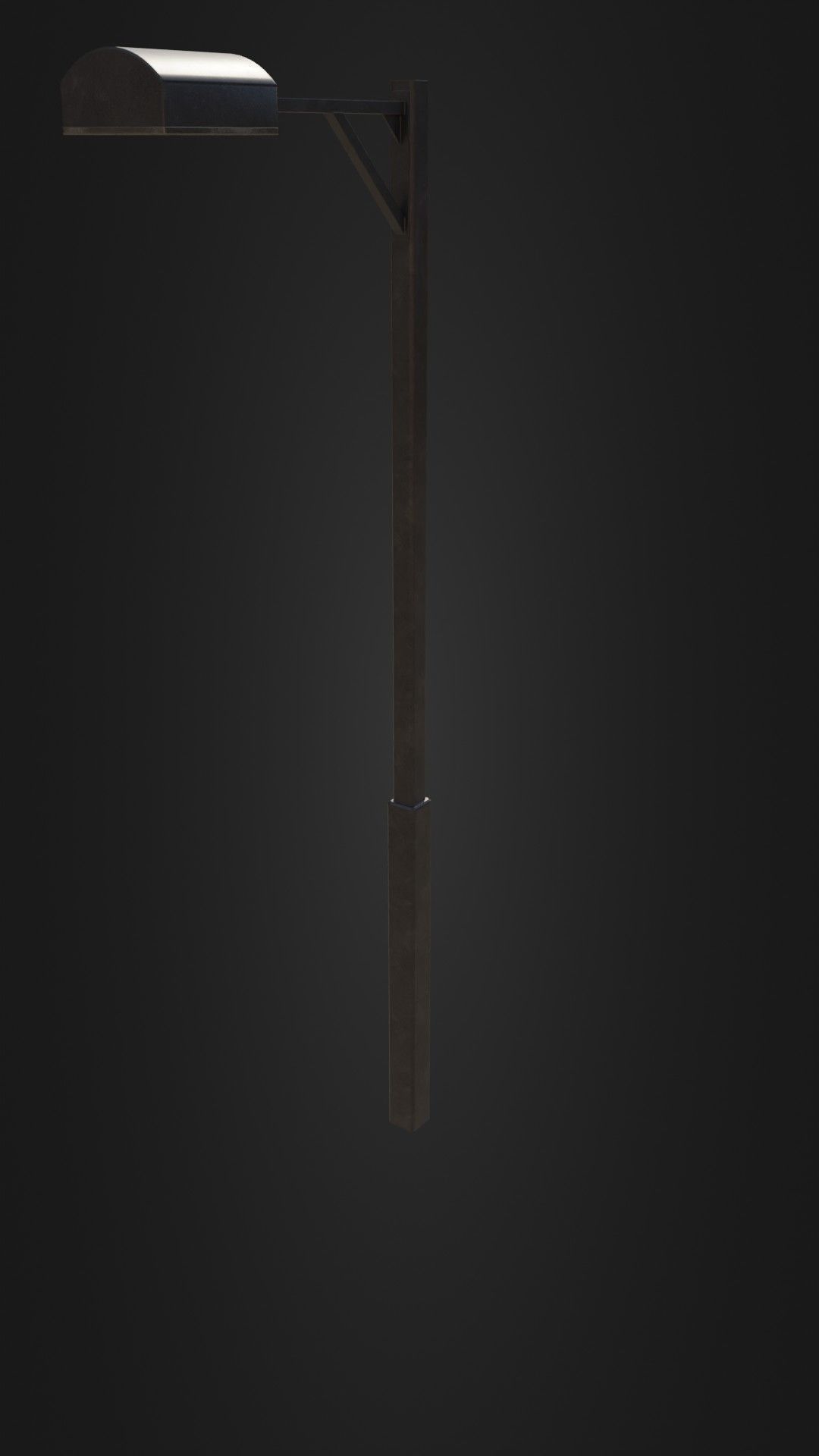Old Japanese Street Light 07 Low-poly 3D model_37