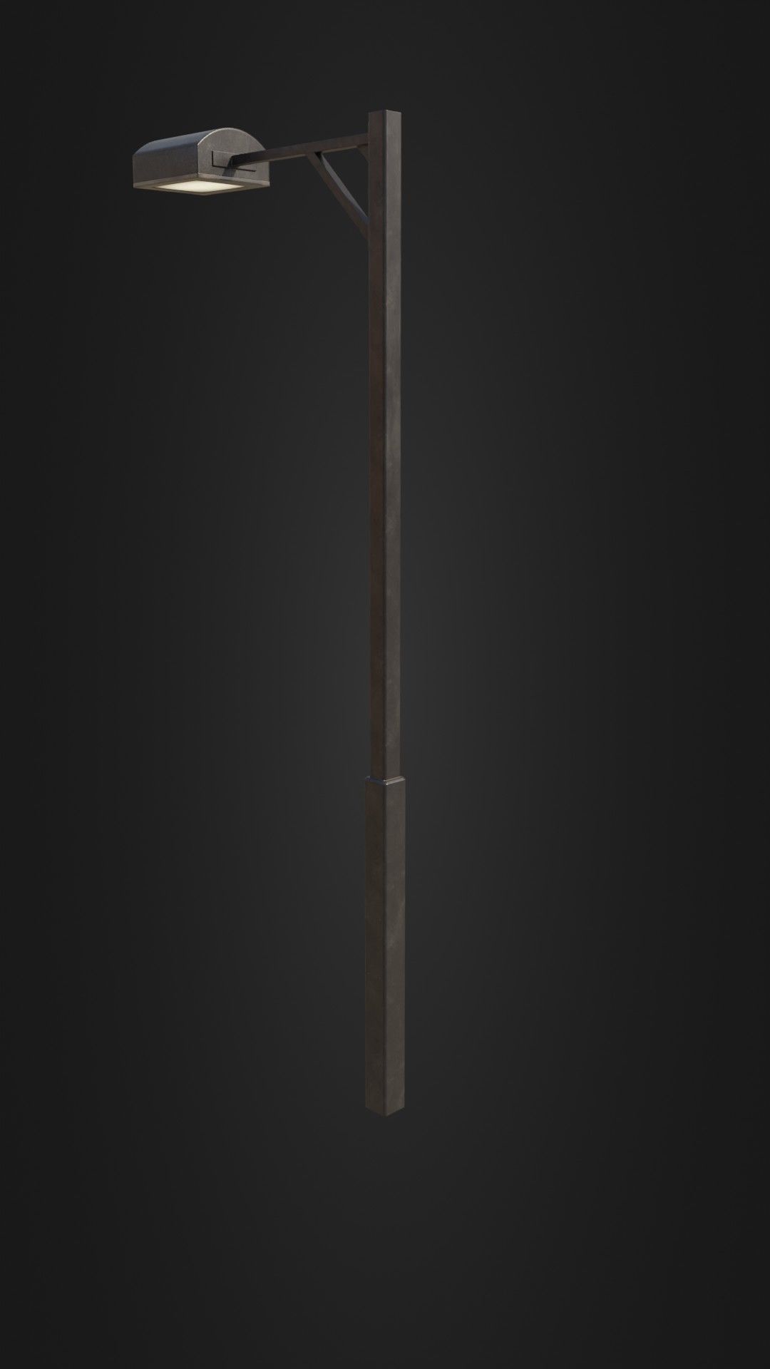 Old Japanese Street Light 07 Low-poly 3D model_26