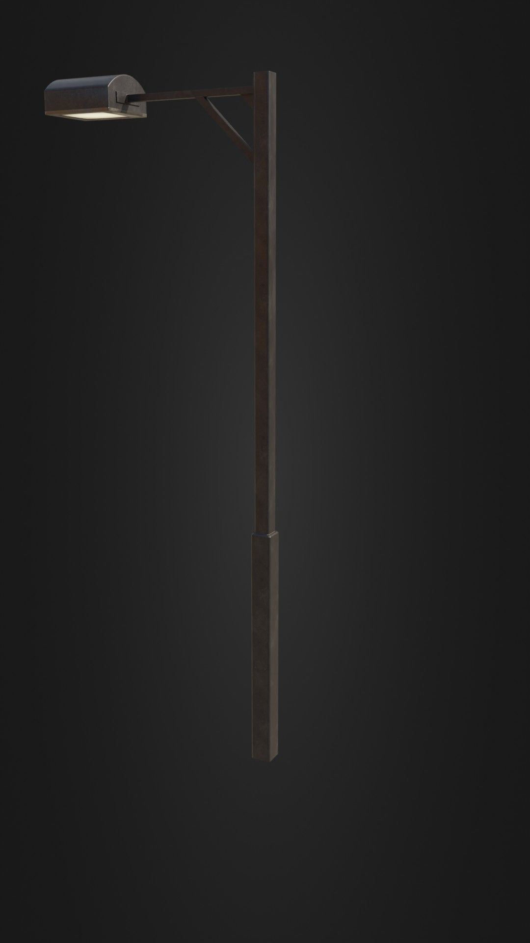 Old Japanese Street Light 07 Low-poly 3D model_28