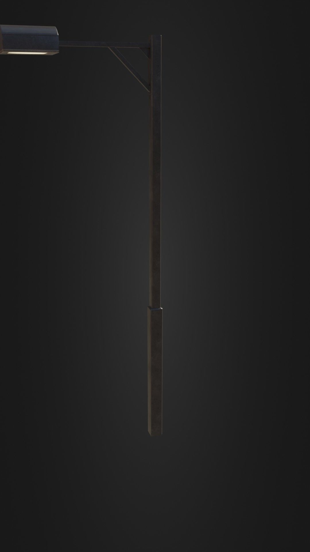 Old Japanese Street Light 07 Low-poly 3D model_33