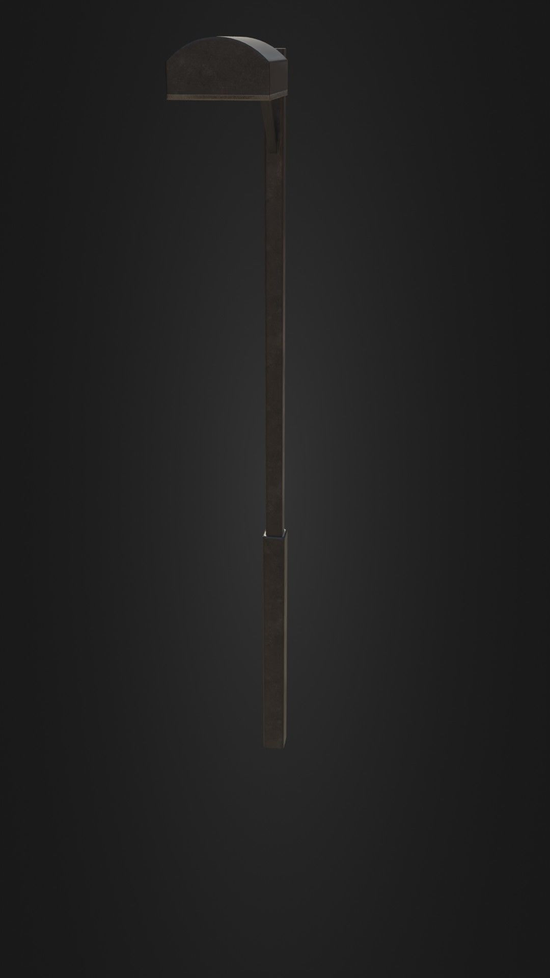 Old Japanese Street Light 07 Low-poly 3D model_40