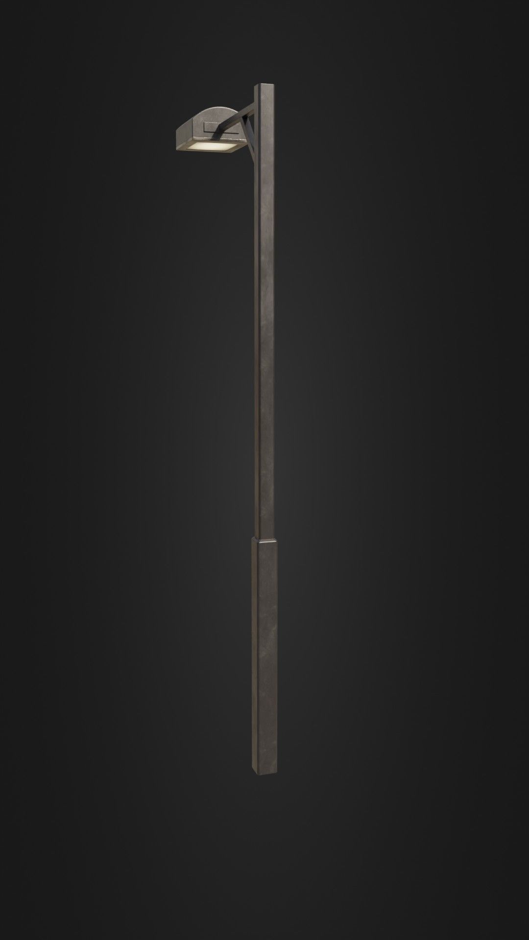 Old Japanese Street Light 07 Low-poly 3D model_23