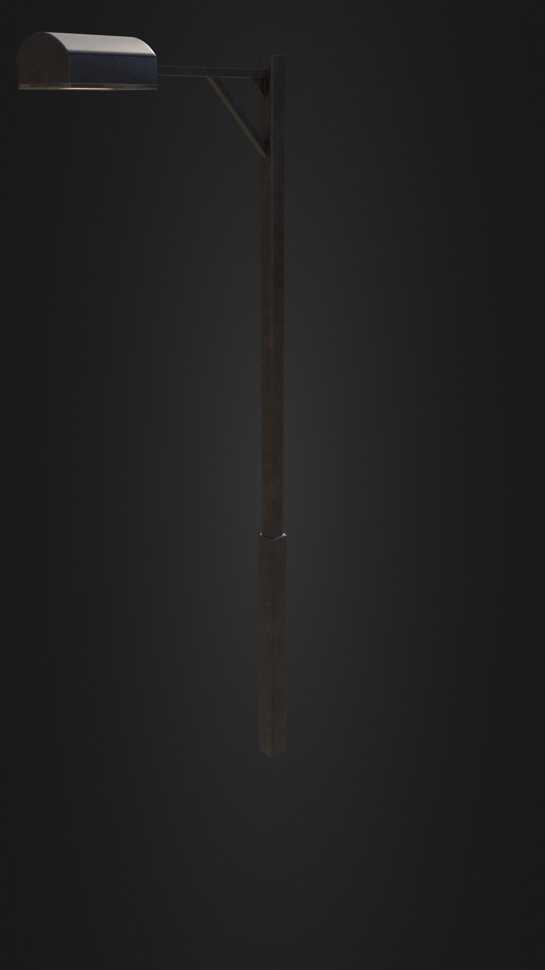Old Japanese Street Light 07 Low-poly 3D model_36