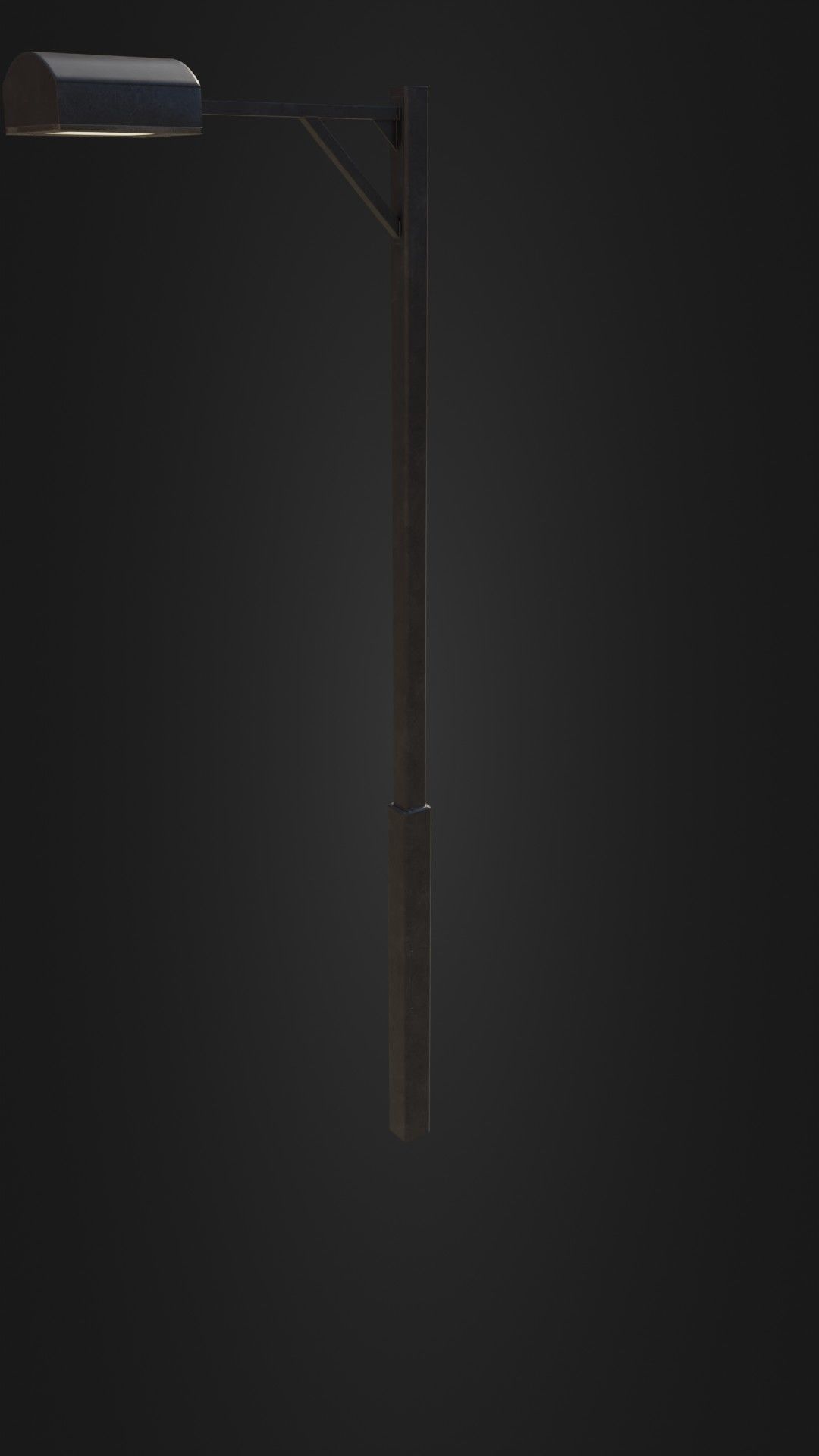 Old Japanese Street Light 07 Low-poly 3D model_35