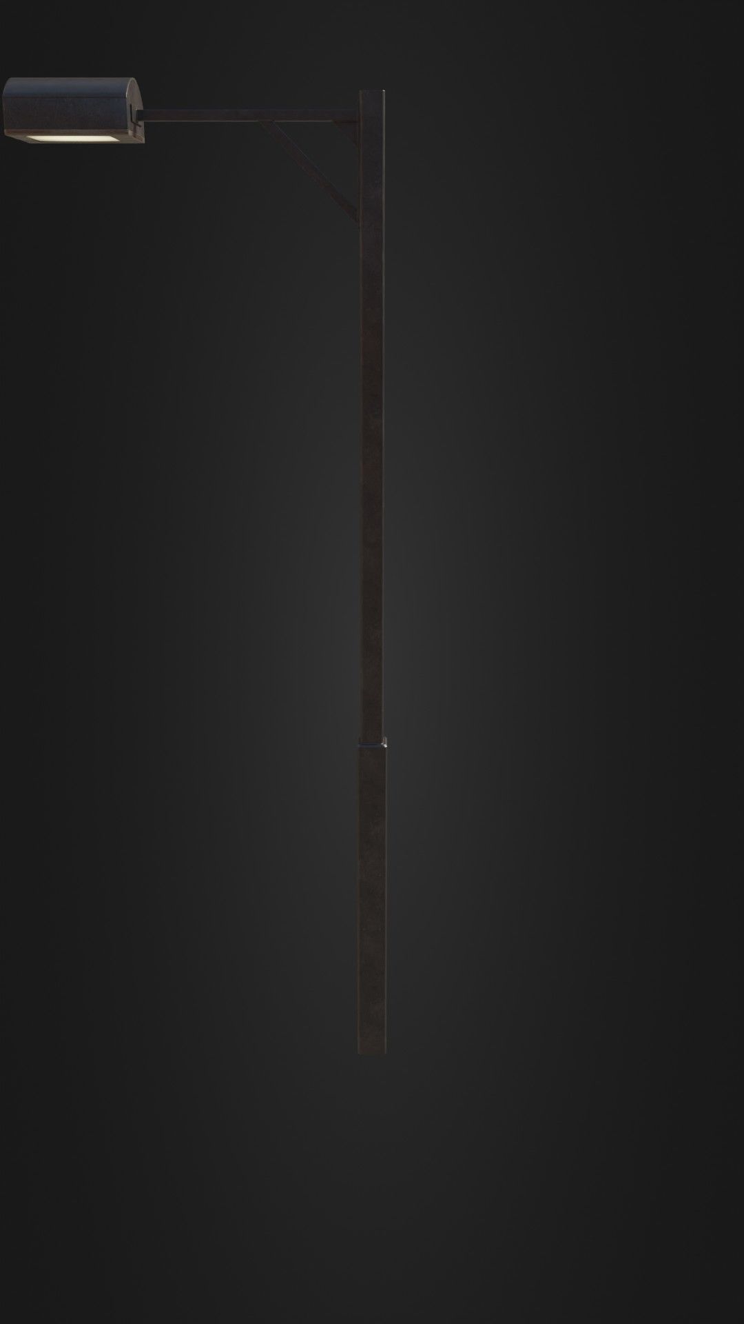 Old Japanese Street Light 07 Low-poly 3D model_31