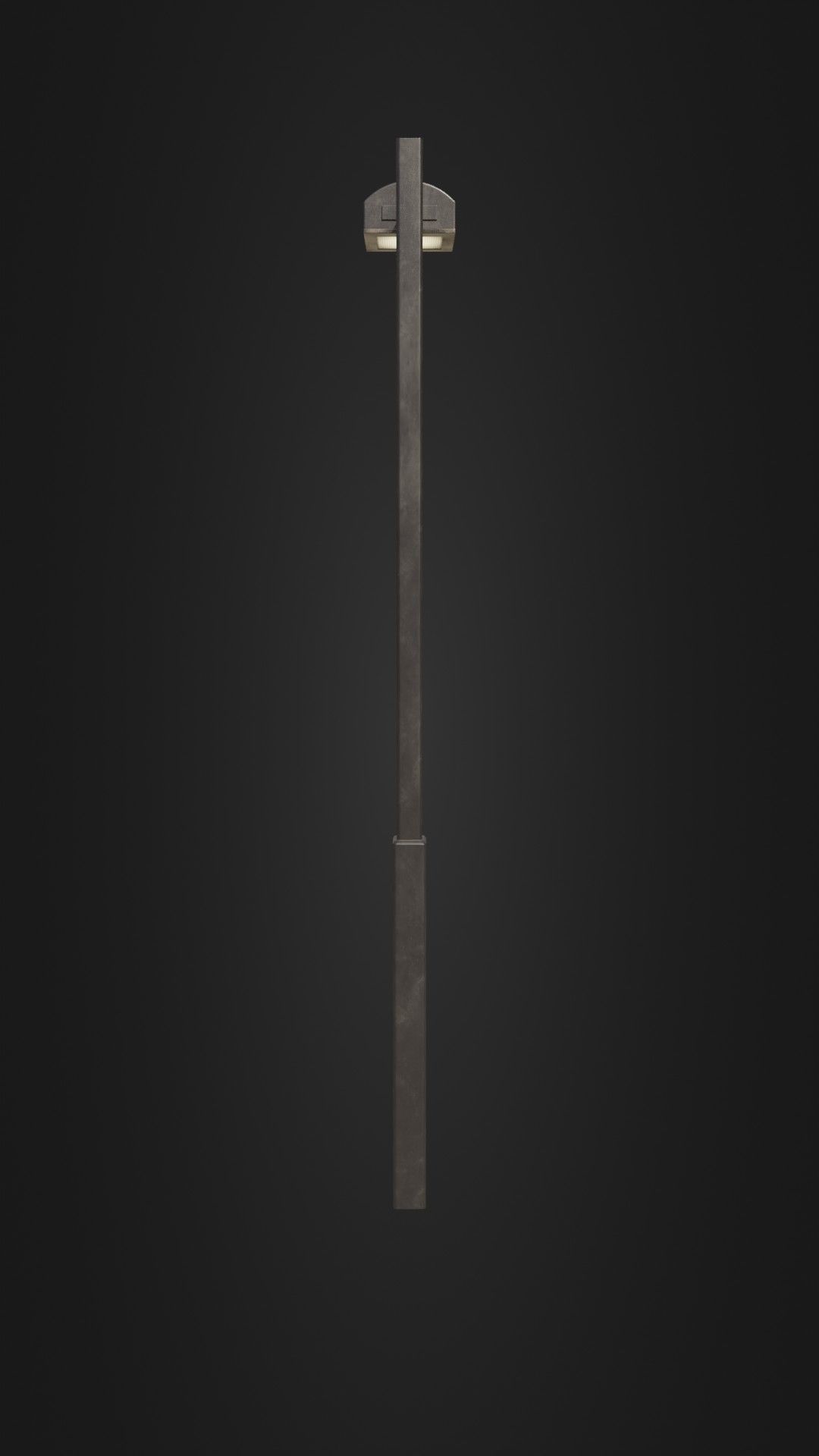 Old Japanese Street Light 07 Low-poly 3D model_21