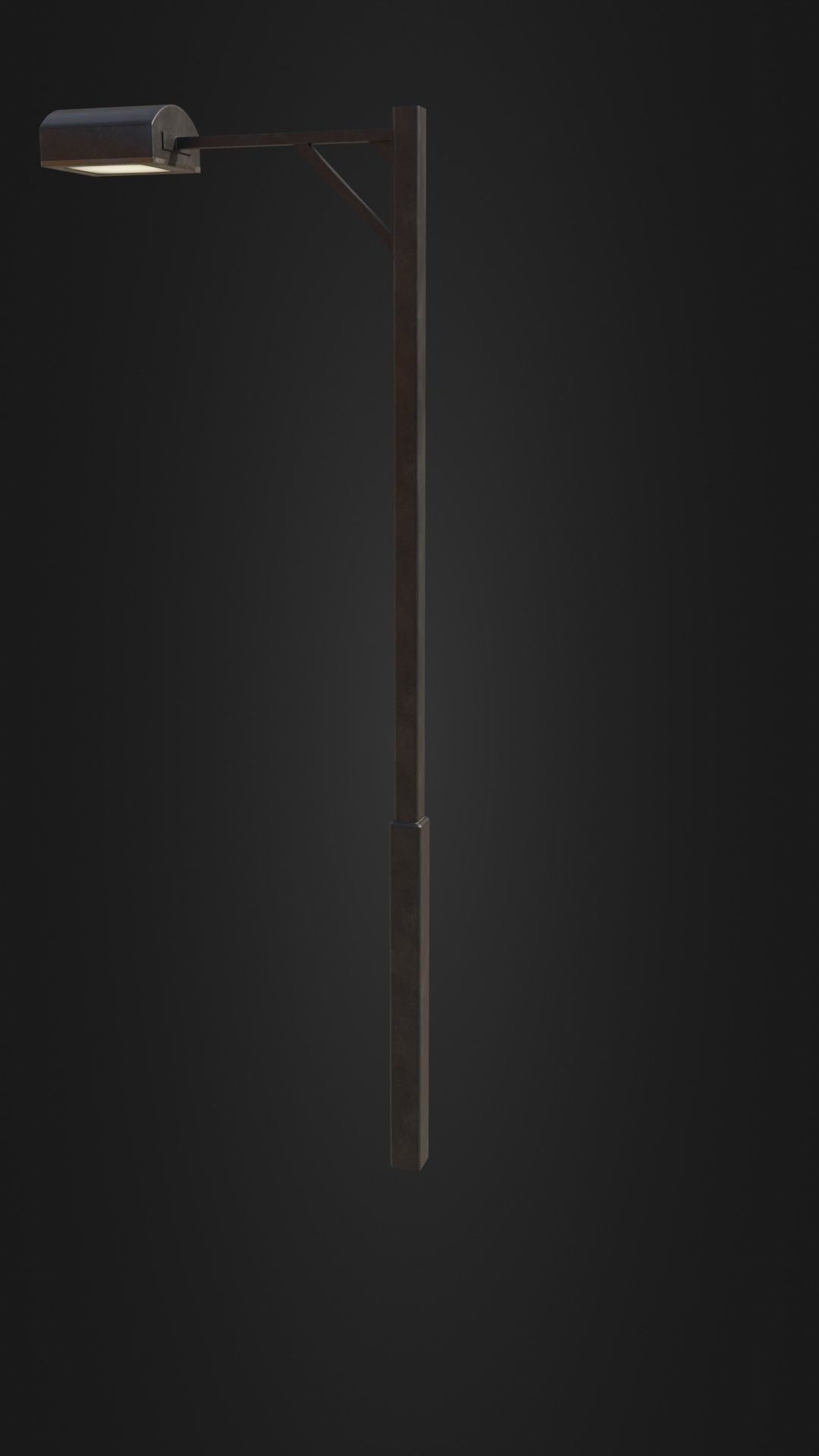 Old Japanese Street Light 07 Low-poly 3D model_29