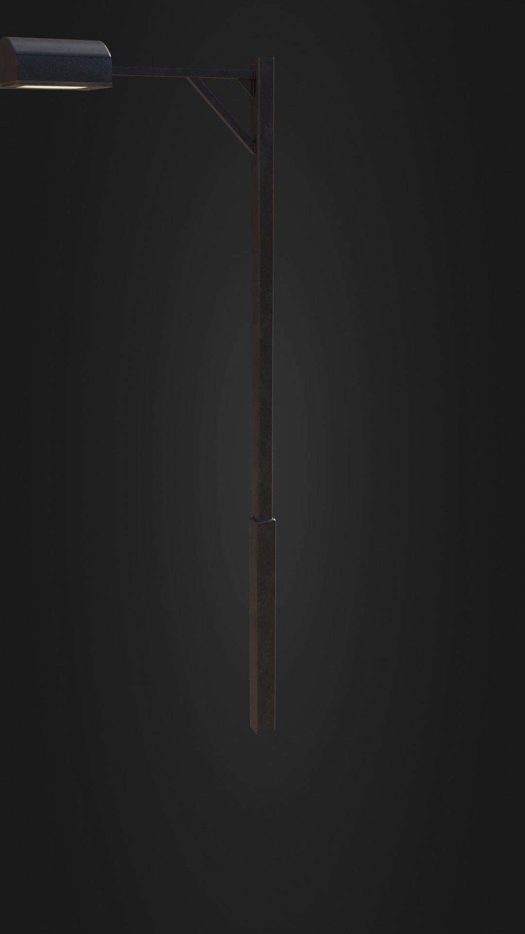 Old Japanese Street Light 07 Low-poly 3D model_34