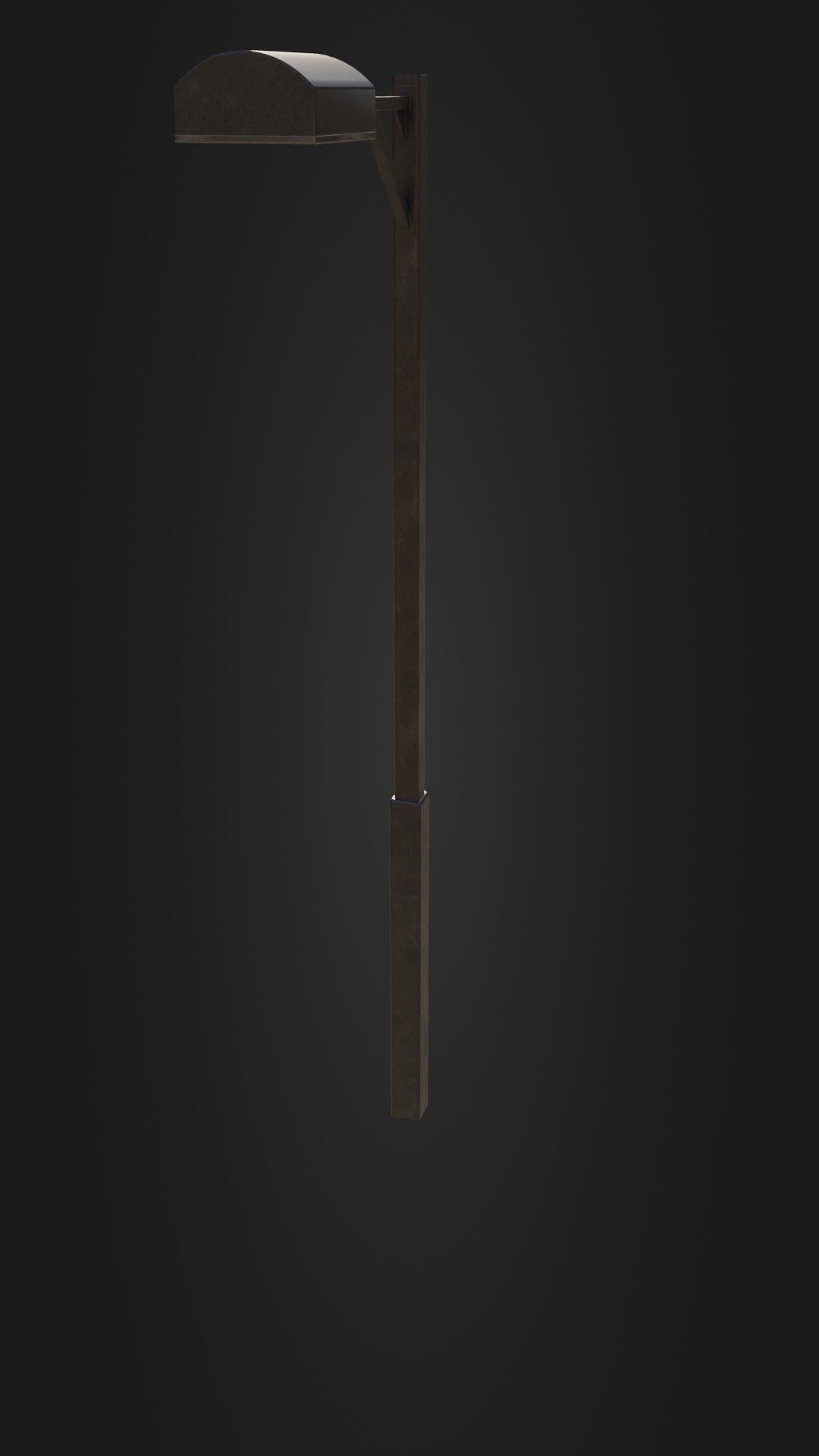 Old Japanese Street Light 07 Low-poly 3D model_39