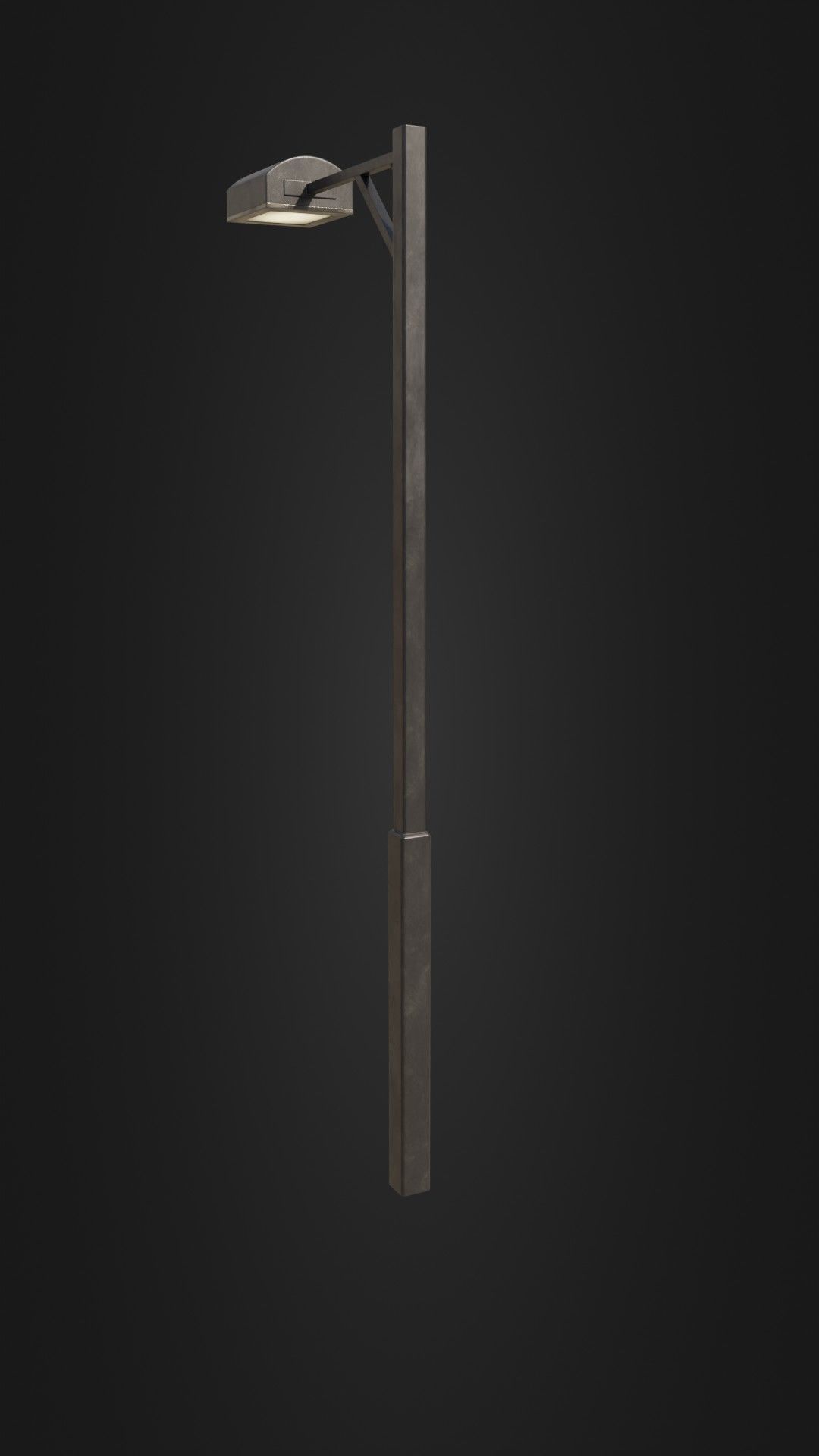 Old Japanese Street Light 07 Low-poly 3D model_24