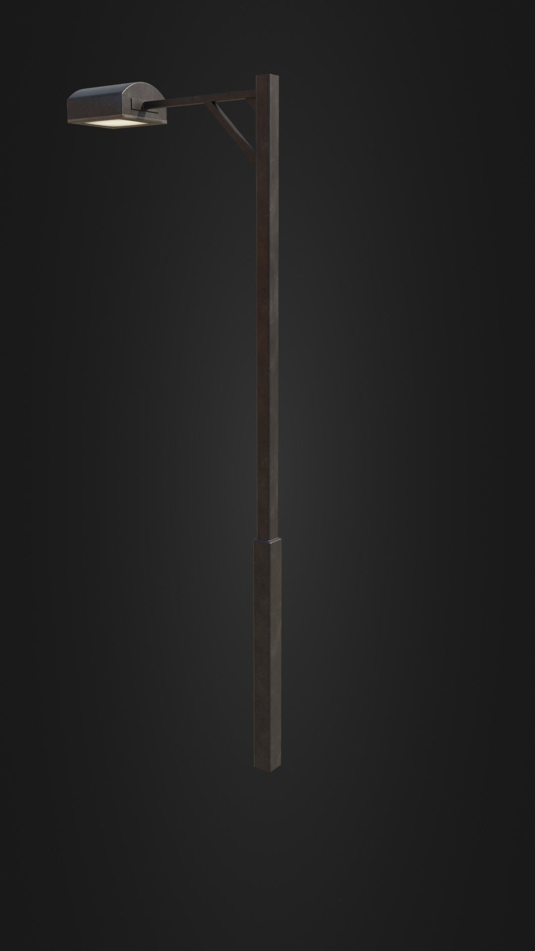 Old Japanese Street Light 07 Low-poly 3D model_27
