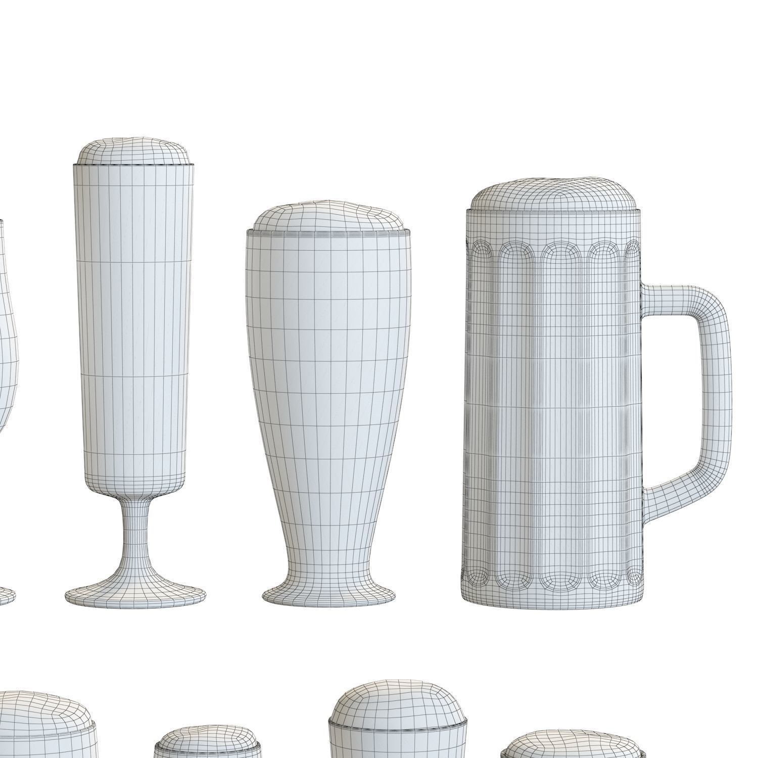 Food Set 07 - Beer Collection 01 3D model_11