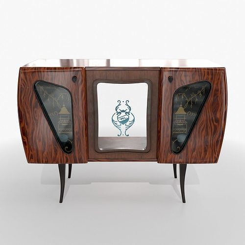 Nightstand Villa Walfahrt Flickr 3D model