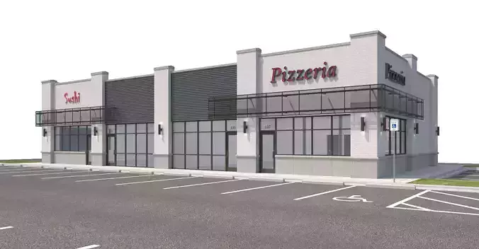 Retail-182 Retail Store 3D model