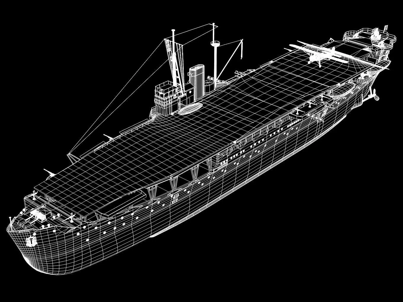 Akitsu maru 3D model_16