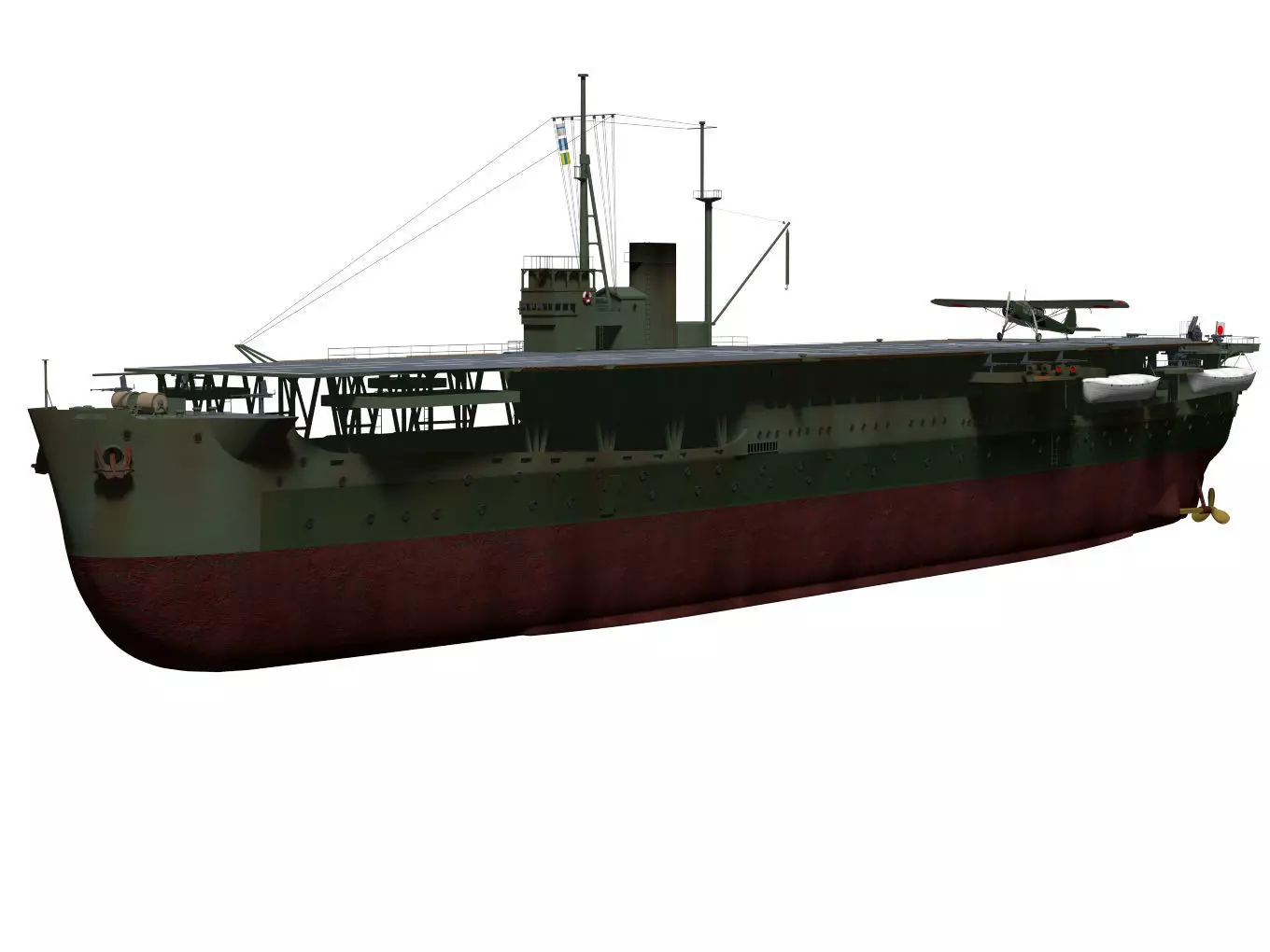 Akitsu maru 3D model_2