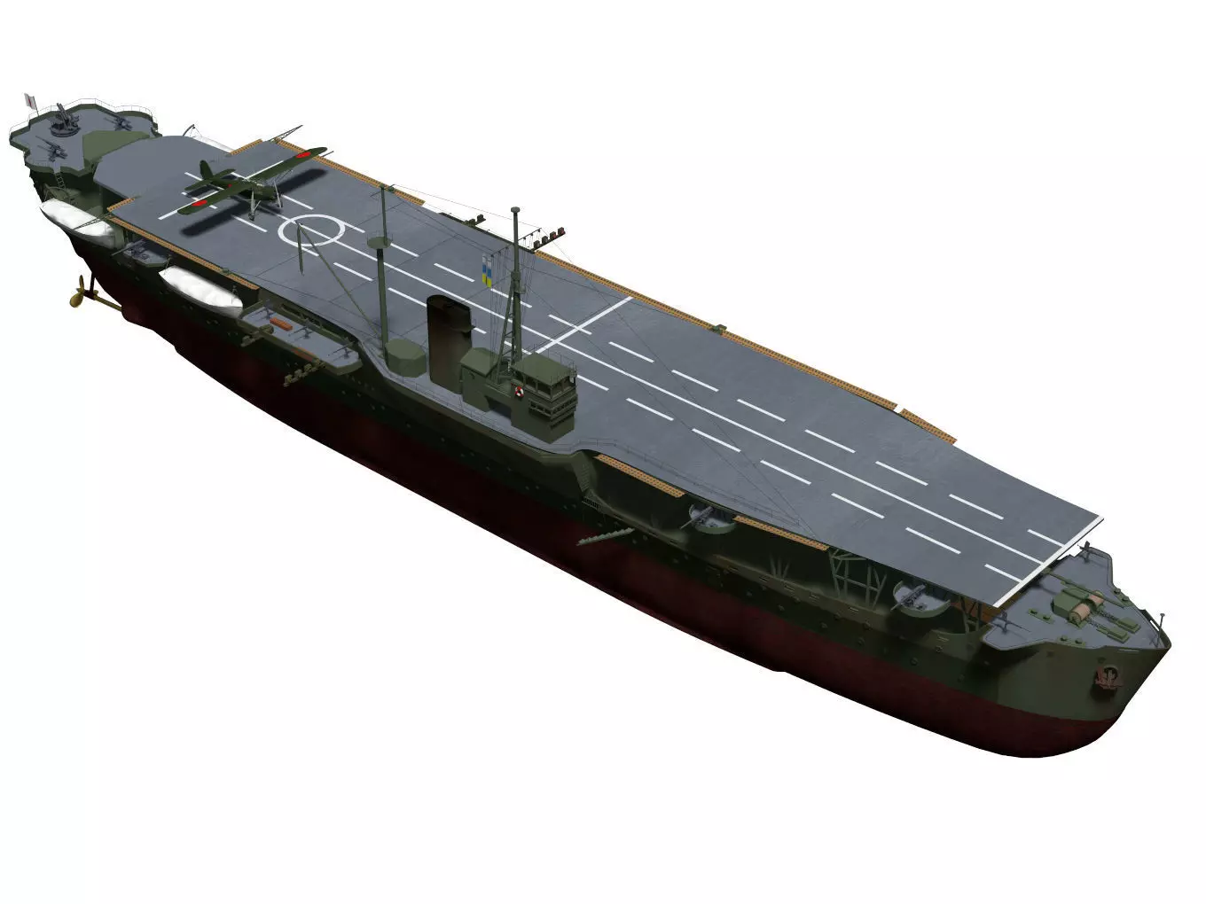 Akitsu maru 3D model_4