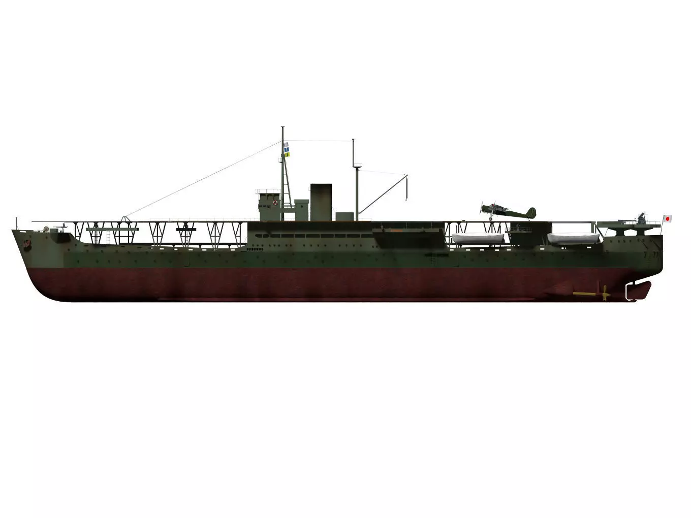 Akitsu maru 3D model_10