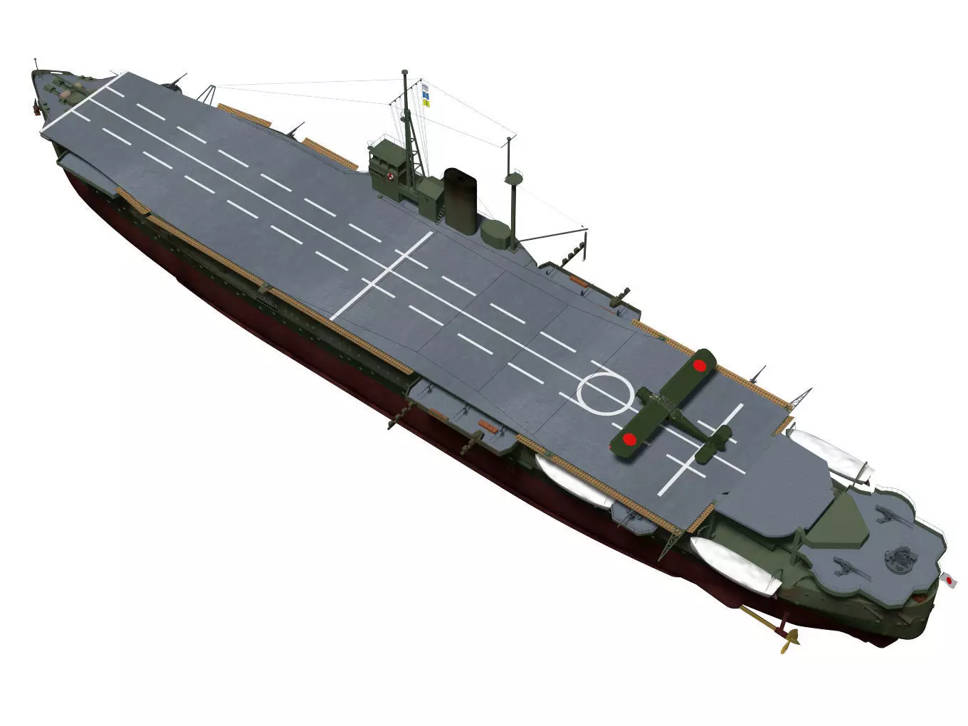 Akitsu maru 3D model_1