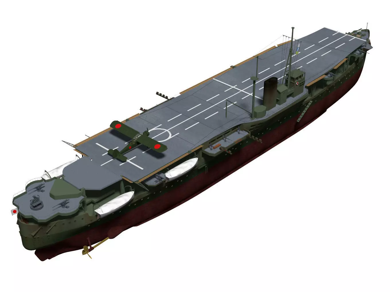 Akitsu maru 3D model_6