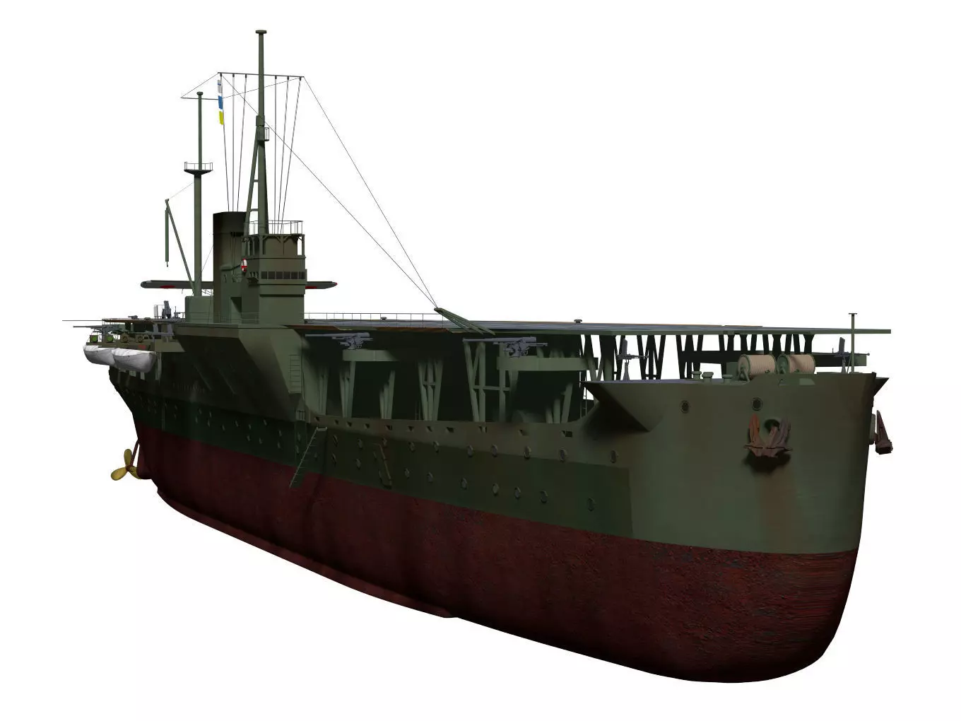 Akitsu maru 3D model_5
