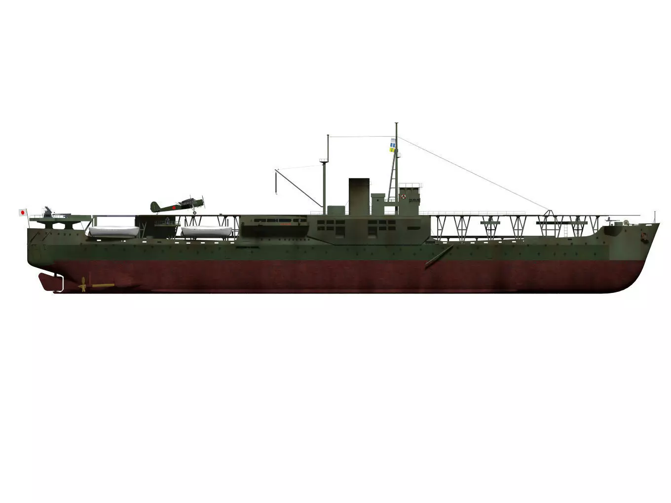 Akitsu maru 3D model_11