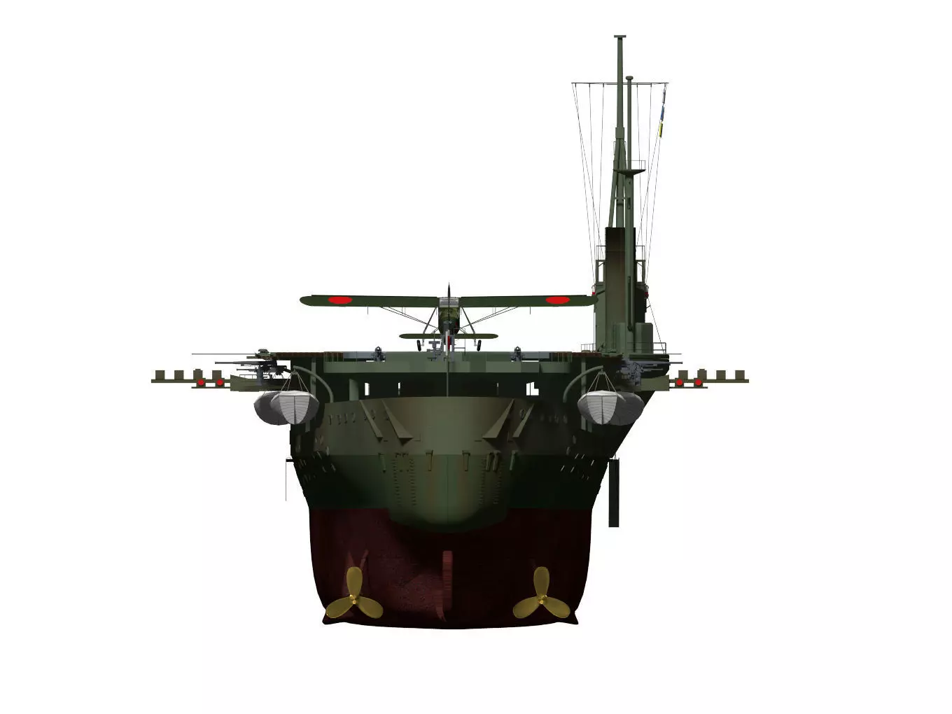 Akitsu maru 3D model_13