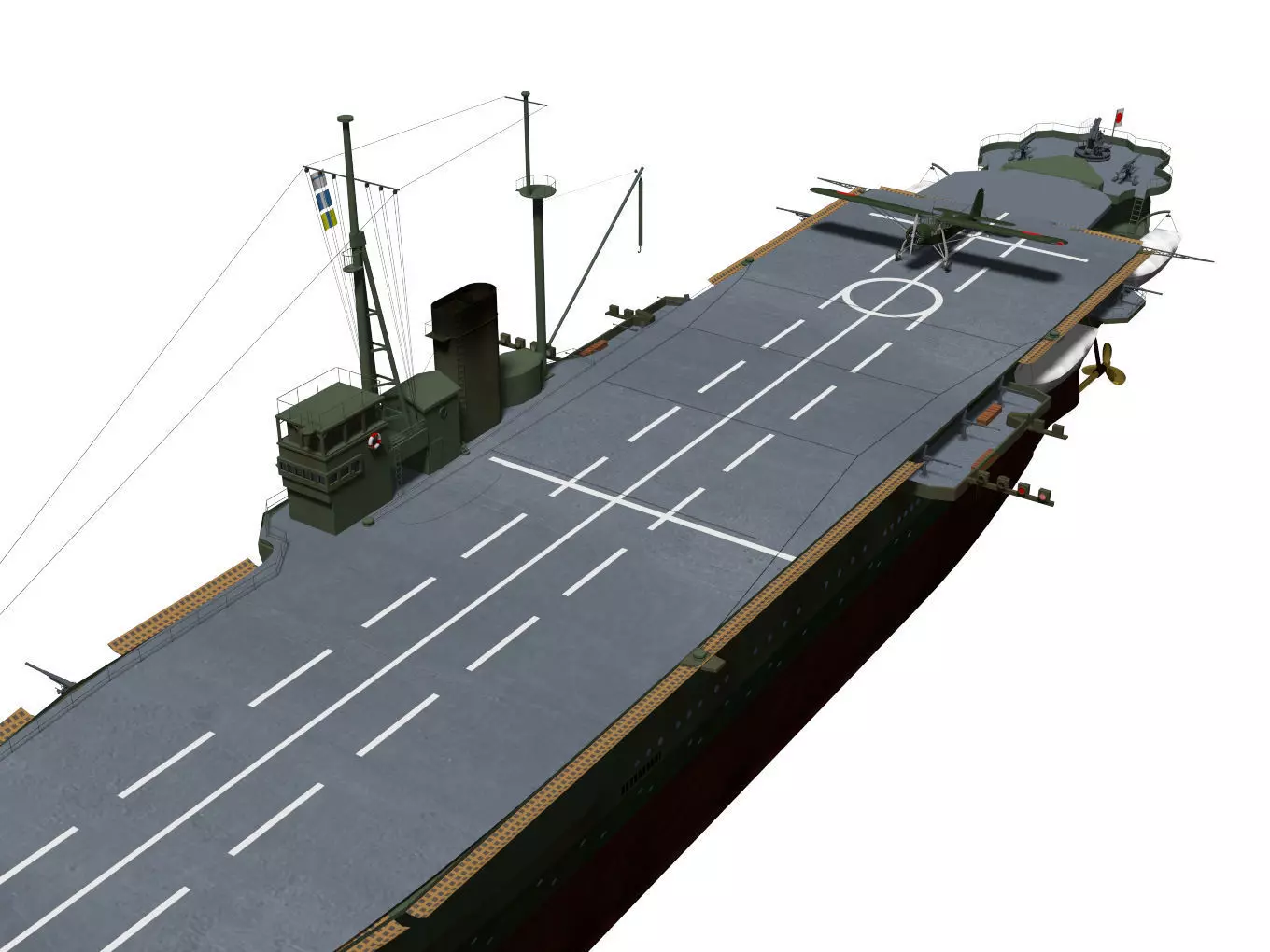 Akitsu maru 3D model_7