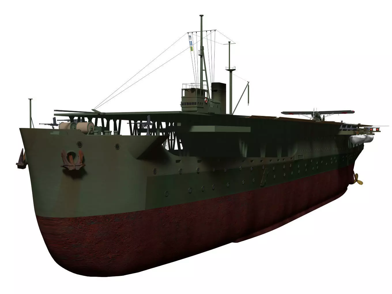 Akitsu maru 3D model_9