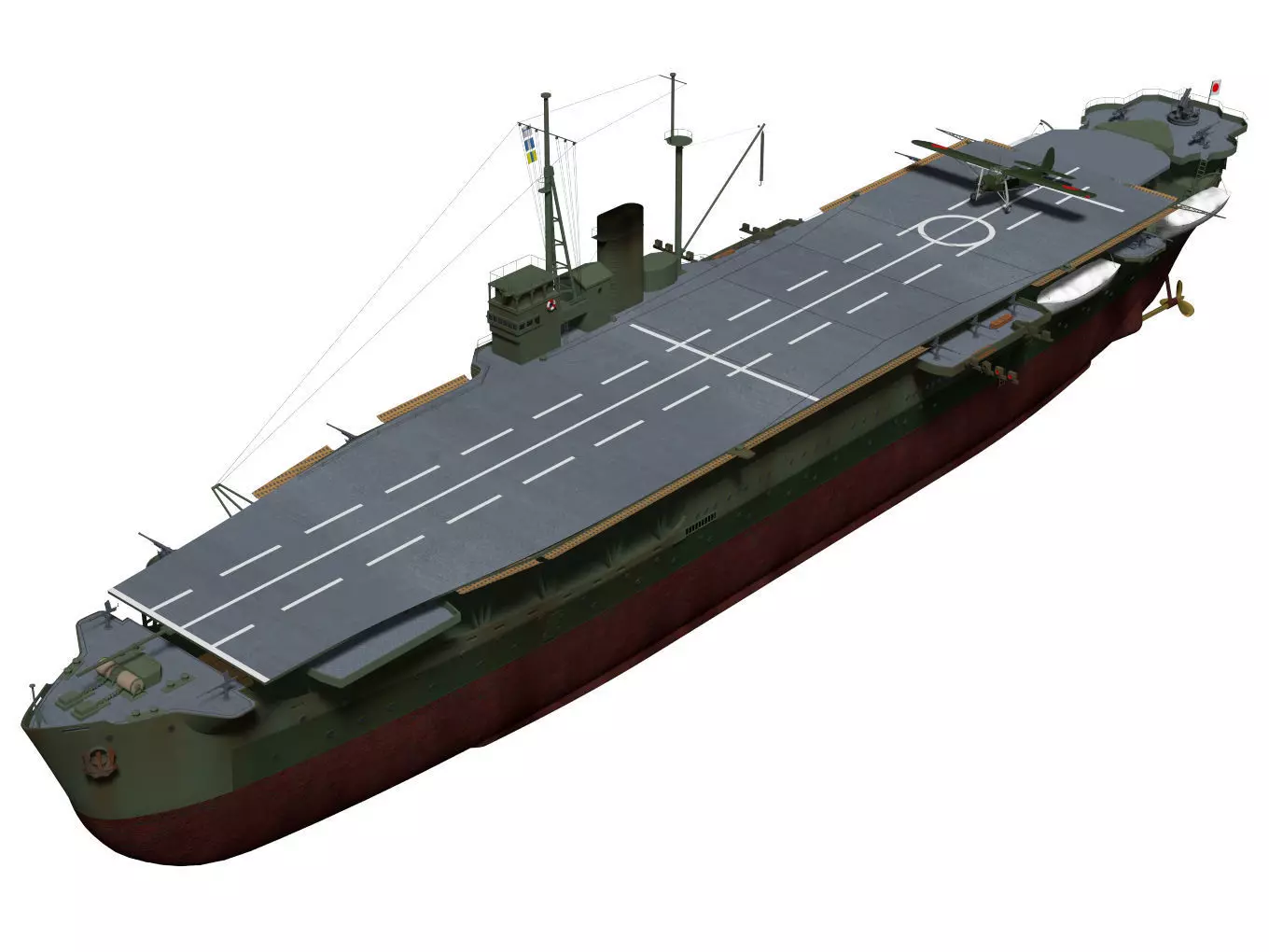 Akitsu maru 3D model_0