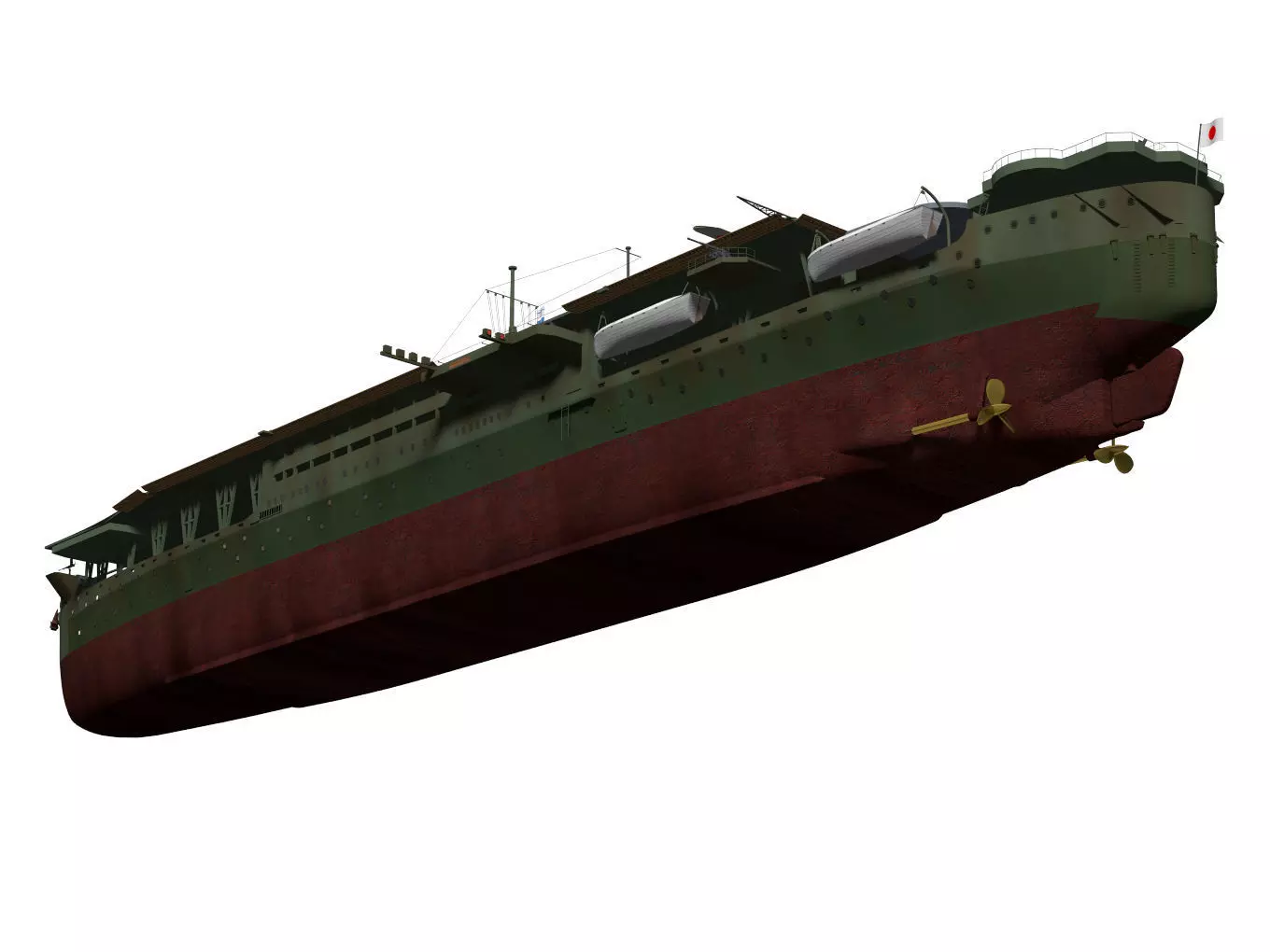 Akitsu maru 3D model_3