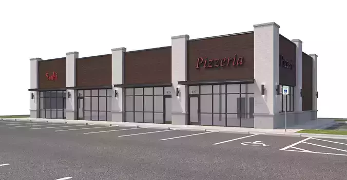 Retail-185 Retail Store 3D model