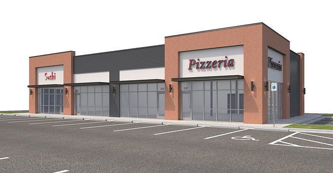 Retail-185 Retail Store 3D model