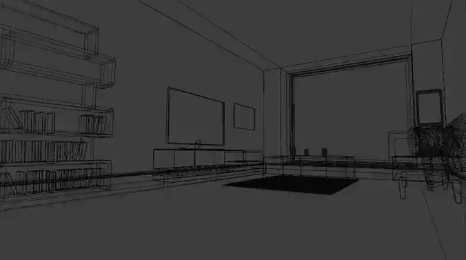 Modern blender interior